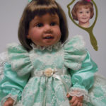 Doll That Looks Like Your Child Wearing Aqua Lace Dress