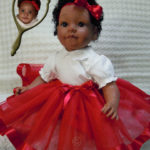 Photo Doll Wearing Red Tutu