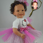 Doll That Looks Like Your Child Wearing Hello Kitty Tutu