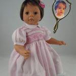 Dolls that Look Like Your Child Wearing Pink Smocked Dress