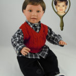 Photo Doll Boy in Red Vest