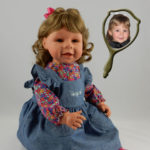 Photo Doll Wearing Chambray Jumper