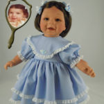 Doll That Looks Like Your Child Wearing Blue Dress