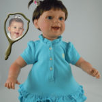 Doll That Looks Like Your Child in Aqua Polo Dress