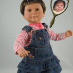 Doll That Looks Like Your Child Wearing Denim Jumper