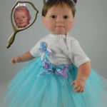 Doll That Looks Like Your Child Wearing Aqua Tutu