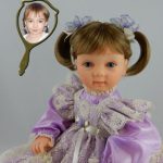 Doll That Looks Like Your Child Wearing Lavender Lace Dress