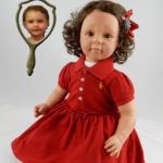 Doll That Looks Like Your Child Created from a photo of three year old Gabriella