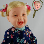 Photo Doll Created with baby pigtails