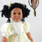 A photo of Mila was used to create a Doll That Looks Like Your Child