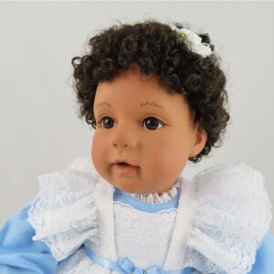 Modacrylic doll wig by Monique